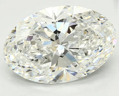 Doveggs 5.5ct Oval F color VS1 Clarity Excellent cut lab diamond stone(IGI certified)