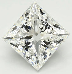 Doveggs 4ct Princess F color above VS Clarity Excellent cut lab diamond stone(IGI certified)