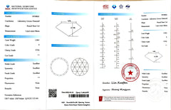 1.3ct Round Rose Cut Lab Diamond - E Color VVS1 | Doveggs Certified