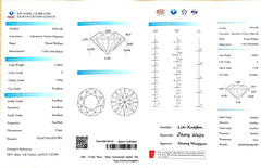1.500ct Round Brilliant Cut Lab Diamond - E Color VVS2 | Doveggs Certified