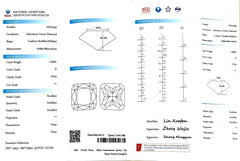1.590ct Cushion Cut Lab Diamond - D Color VVS2 | Doveggs Certified