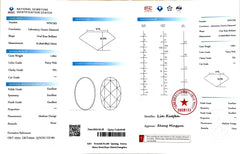 1.69ct Oval Rose Lab Diamond - Fancy Pink Color VS1 | Doveggs Certified
