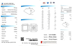 2.010ct Radiant Cut Lab Diamond - E Color VVS2 | Doveggs Certified