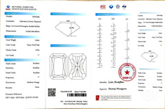 2.04ct Radiant Lab Diamond - Fancy Vivid Pink Color VVS1 | Doveggs Certified