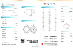 2.170ct Oval Lab Diamond - E Color VVS2 | Doveggs Certified