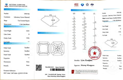 2.52ct Radiant Cut Lab Diamond - D Color VVS1 Clarity | Doveggs Certified