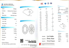 2.744ct Oval Cut Lab Diamond - E Color VS1 | Doveggs Certified