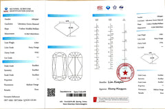 4.55ct Modified Elongated Cushion Fancy Orange Lab Diamond - VVS1 Clarity | Doveggs Certified