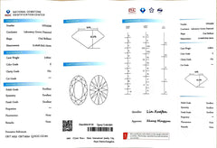 3.562ct Oval Lab Diamond - E Color VS1 | Doveggs Certified