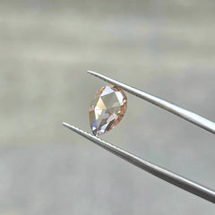 1.53ct Pear Rose Cut Lab Diamond - Fancy Pink Color VS1 | Doveggs Certified