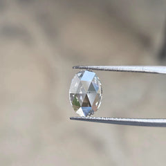1.76ct Oval Rose Cut Lab Diamond -G Color VS1 | Doveggs Certified