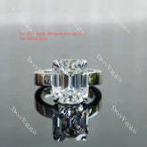 Solitaire lab diamond engagement ring semi-mount only(Exclusively to DovEggs Stones)