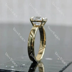 Solitaire lab diamond engagement ring semi-mount only(Exclusively to DovEggs Stones)