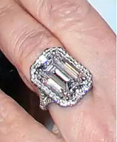 Setting only in lab diamonds in 10k WG half eternity size 8