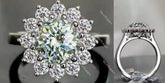 La Reina Halo engagement ring semi-mount only(Exclusively to DovEggs Stones)