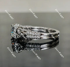 Anam Charaid art deco pave engagement ring only semi-mount only(Exclusively to DovEggs Stones)