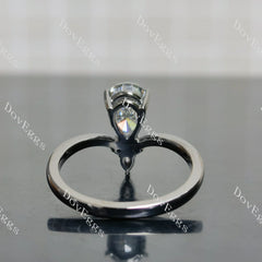 Doveggs art deco engagement ring only semi-mount only(Exclusively to DovEggs Stones)