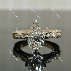 Ally Pear Lab Grown Diamond Engagement Ring