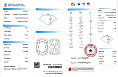 3.09ct Cushion Old Mine Cut Lab Diamond - D Color VVS1 | Doveggs Certified