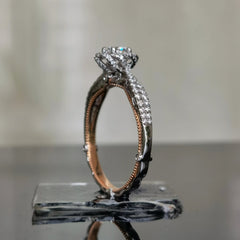 doveggs 0.5 carat oval lab created diamond CVD engagement ring(size 11.5)