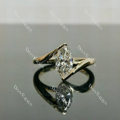 Anne Rose Marquise Solitaire Lab Grown Diamond Engagement Ring