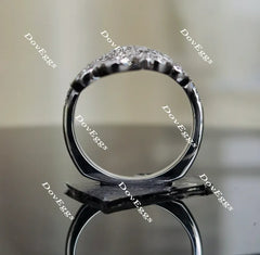 Boyfriend Ring moissanite/lab grown diamond band-2.5mm band width