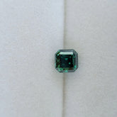 Doveggs asscher 0.5ct accident color Vivid forest Green moissanite loose stone