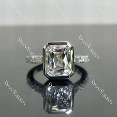 Pawleys Promise bezel engagement ring semi-mount only(Exclusively to DovEggs Stones)