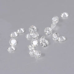 doveggs 2.5mm round lab created moissanite loose stone total 15 pcs