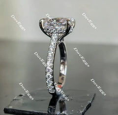 The Christina pave engagement ring only semi-mount only(Exclusively to DovEggs Stones)