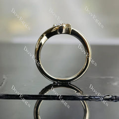 Doveggs solitaire engagement ring semi-mount only(Exclusively to DovEggs Stones)