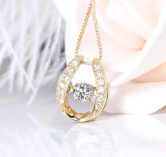doveggs diamond 18k yellow gold center 0.2 carat diamond pendant necklace