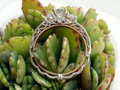 doveggs 1.1 carat round lab created diamond engagement ring