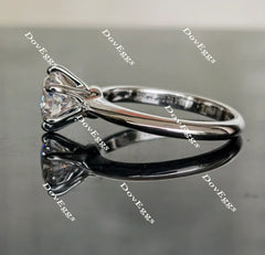 The classic 6 prongs solitaire style moissanite ring