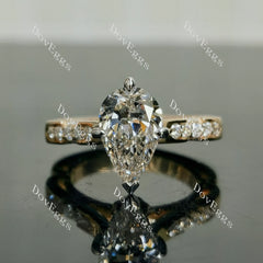 Ally Pear Lab Grown Diamond Engagement Ring