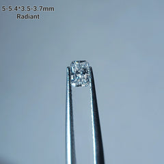 Doveggs 5-5.4*3.5-3.7mm radiant lab diamond accents