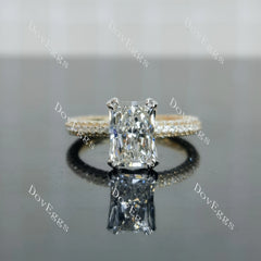 My Promise Radiant Pave 3/4 eternity Lab Grown Diamond Engagement Ring