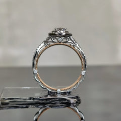 doveggs 0.5 carat oval lab created diamond CVD engagement ring(size 7)