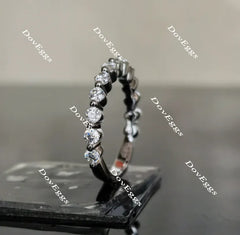 Doveggs round moissanite/lab grown diamond band(wedding band only)-2.5mm band width