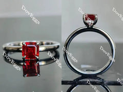 DoveEggs art deco pave engagement ring semi-mount only(Exclusively to DovEggs Stones)