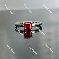 DoveEggs art deco pave engagement ring semi-mount only(Exclusively to DovEggs Stones)