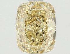 DovEggs 1.480ct Cushion F.V.Yellow VVS2-LAB GROWN DIAMOND-LKJ12A48