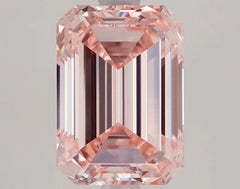 DovEggs 3.040ct Emerald F.I.Pink VS1-LAB GROWN DIAMOND-LFE80A162