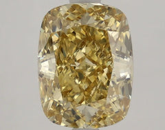 DovEggs 3.350ct Cushion F.V.Yellow VS1-LAB GROWN DIAMOND-LKF06A11