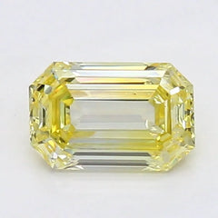 DovEggs 0.490ct Emerald F.V.Yellow VS1-LAB GROWN DIAMOND-LSJ02A14