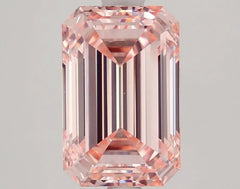 DovEggs 3.380ct Emerald F.I.Pink VS1-LAB GROWN DIAMOND-LFE79A79