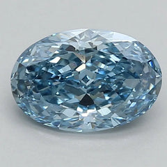 DovEggs 0.930ct Oval F.V.Blue VS2-LAB GROWN DIAMOND-LEG19A171