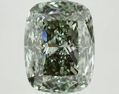 DovEggs 3.870ct Cushion F.V.Green VS2-LAB GROWN DIAMOND-LFE93A10