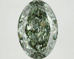 DovEggs 3.510ct Oval F.V.Green VS1-LAB GROWN DIAMOND-LFE101A39