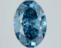 DovEggs 2.540ct Oval F.V.Blue SI1-LAB GROWN DIAMOND-LGS506283